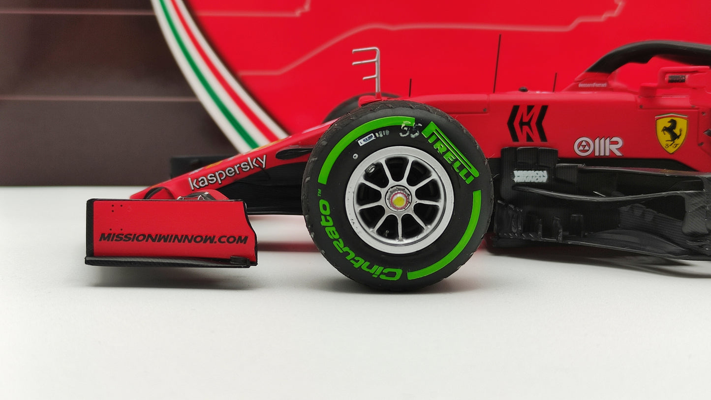 BBR Mission Winnow Scuderia Ferrari SF21 Carlos Sainz 2021 Emilia Romagna GP 1/18