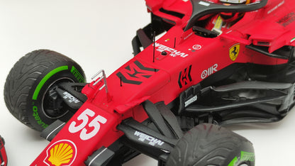 BBR Mission Winnow Scuderia Ferrari SF21 Carlos Sainz 2021 Emilia Romagna GP 1/18