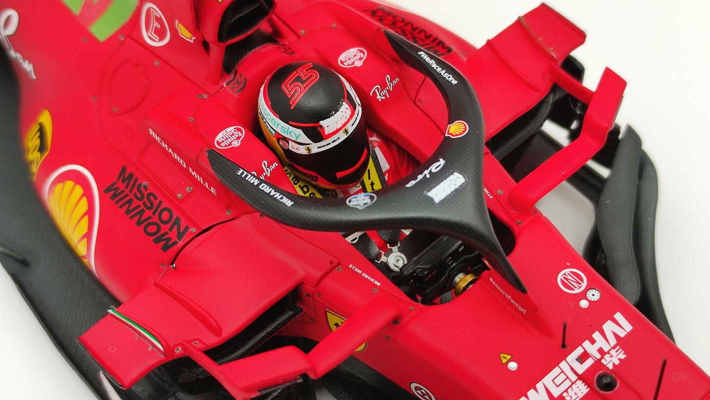 BBR Mission Winnow Scuderia Ferrari SF21 Carlos Sainz 2021 Emilia Romagna GP 1/18