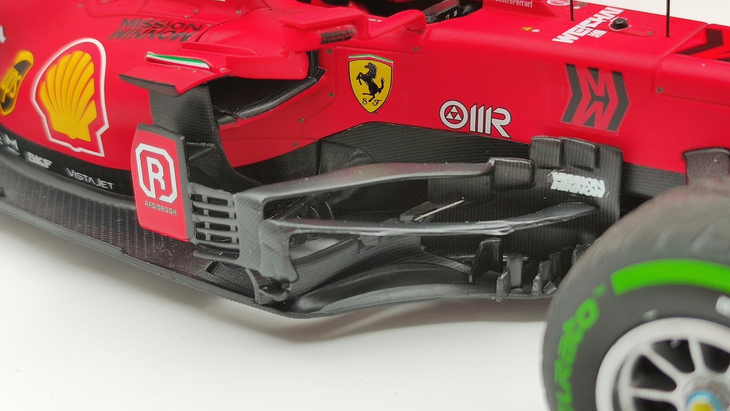 BBR Mission Winnow Scuderia Ferrari SF21 Carlos Sainz 2021 Emilia Romagna GP 1/18