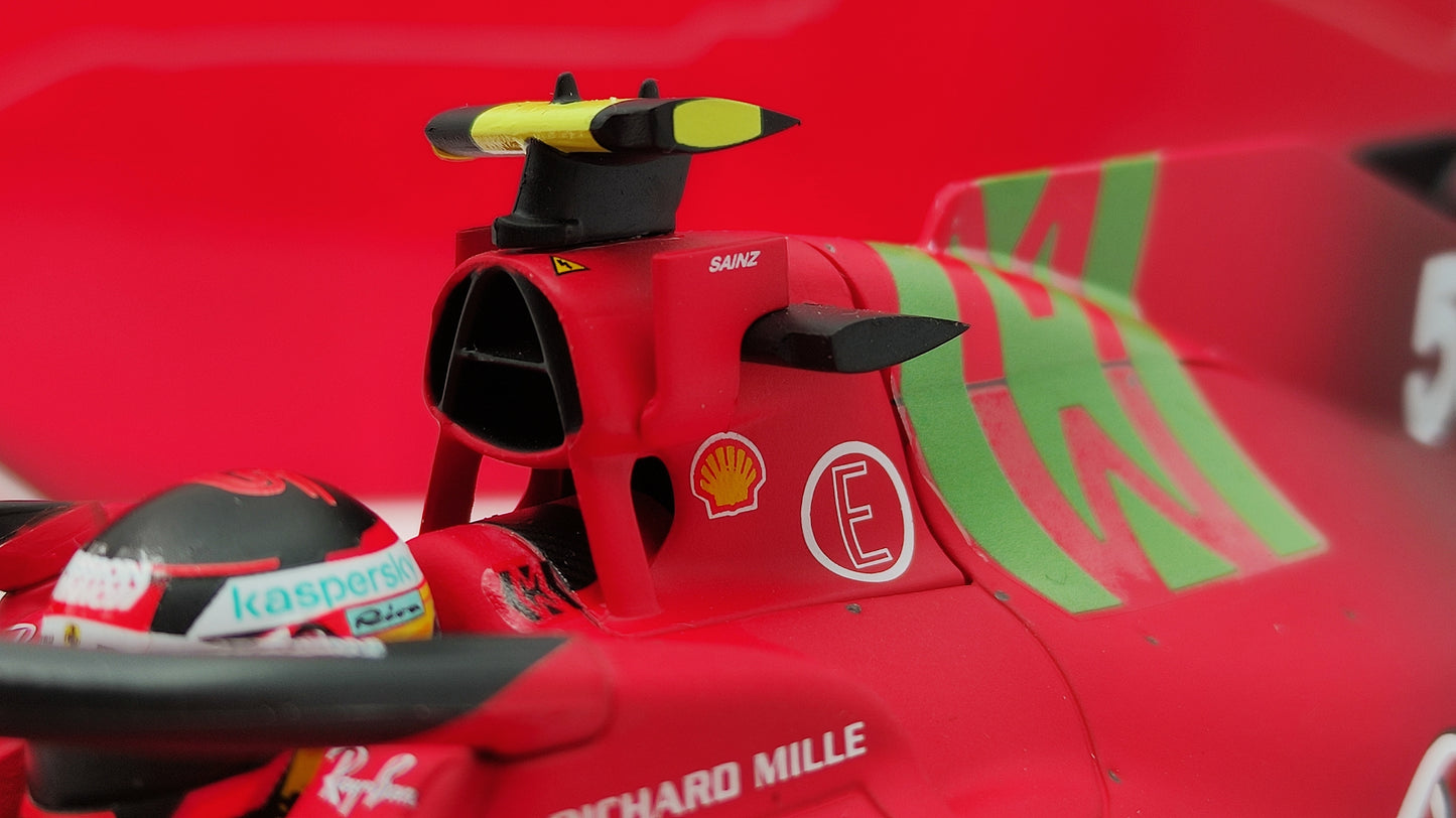 BBR Mission Winnow Scuderia Ferrari SF21 Carlos Sainz 2021 Emilia Romagna GP 1/18