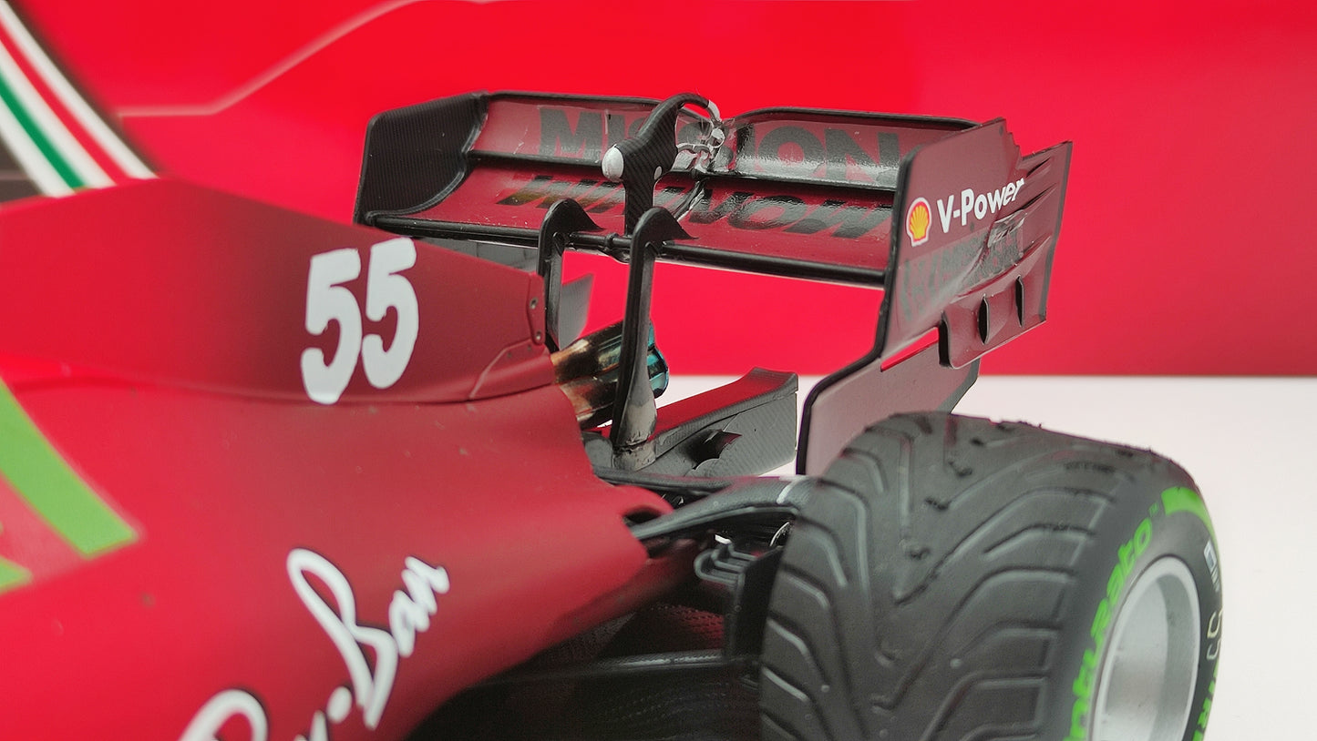 BBR Mission Winnow Scuderia Ferrari SF21 Carlos Sainz 2021 Emilia Romagna GP 1/18