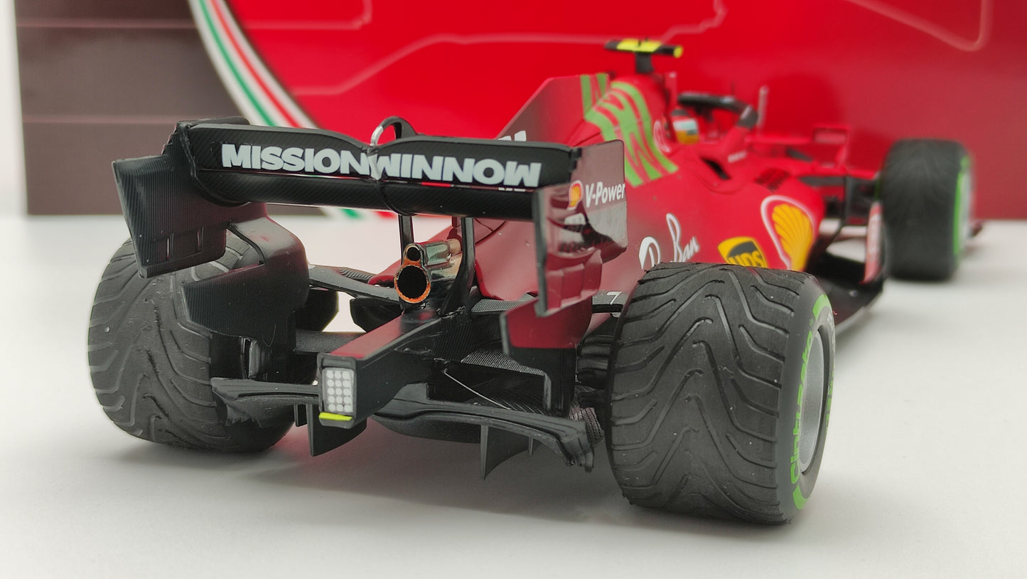 BBR Mission Winnow Scuderia Ferrari SF21 Carlos Sainz 2021 Emilia Romagna GP 1/18