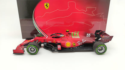 BBR Mission Winnow Scuderia Ferrari SF21 Carlos Sainz 2021 Emilia Romagna GP 1/18