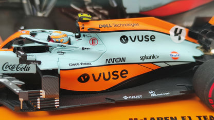 Minichamps Mclaren Mercedes MCL35M VUSE Lando Norris 3rd Monaco GP 2021 1/43 Limited Edition 777 pcs.