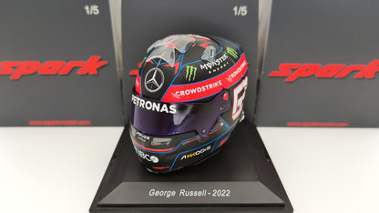Spark Bell Helmet George Russell AMG Mercedes F1 2022 1/5 5HF072