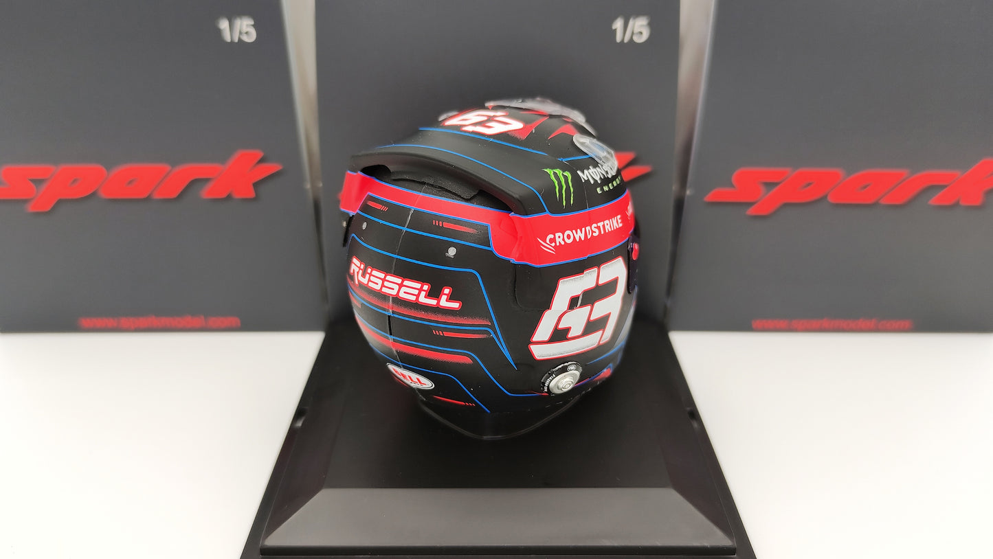 Spark Bell Helmet George Russell AMG Mercedes F1 2022 1/5 5HF072