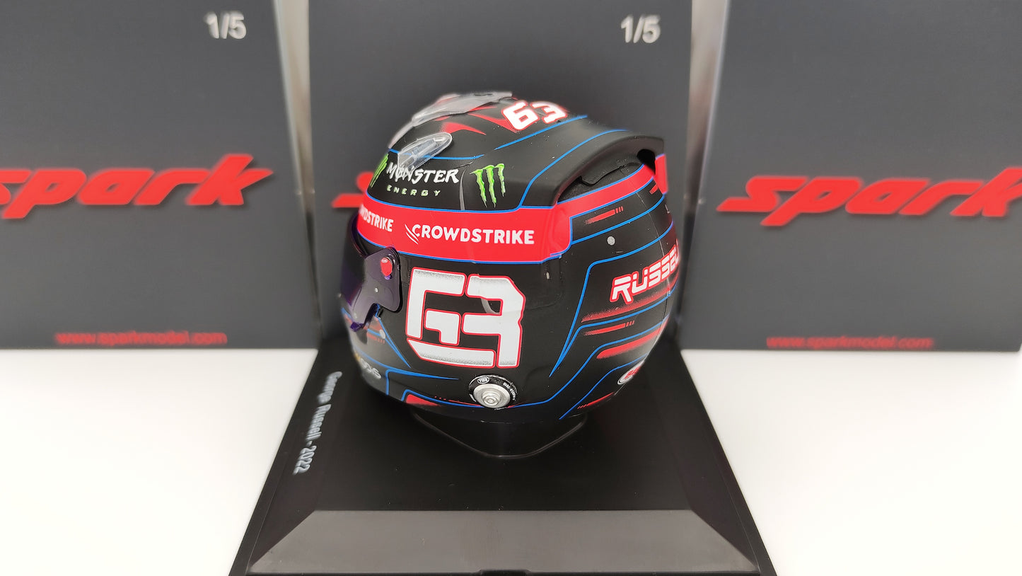 Spark Bell Helmet George Russell AMG Mercedes F1 2022 1/5 5HF072