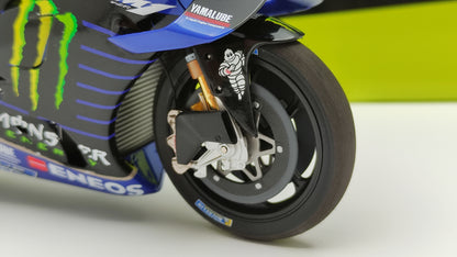Minichamps Moto GP Yamaha YZR-M1 2 bike set Valentino Rossi Lewis Hamilton 1/12 Valencia 2019 Limited Edition 1446 pcs.