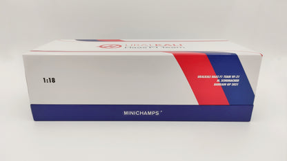 Minichamps Haas F1 VF21 Mick Schumacher Bahrain GP 2021 1/18 Limited Edition 222 pcs.
