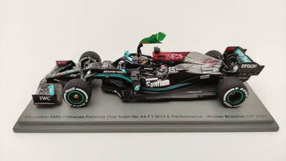 Spark AMG Mercedes W12 Lewis Hamilton 2021 Brazilian GP winner 1/43 S7710