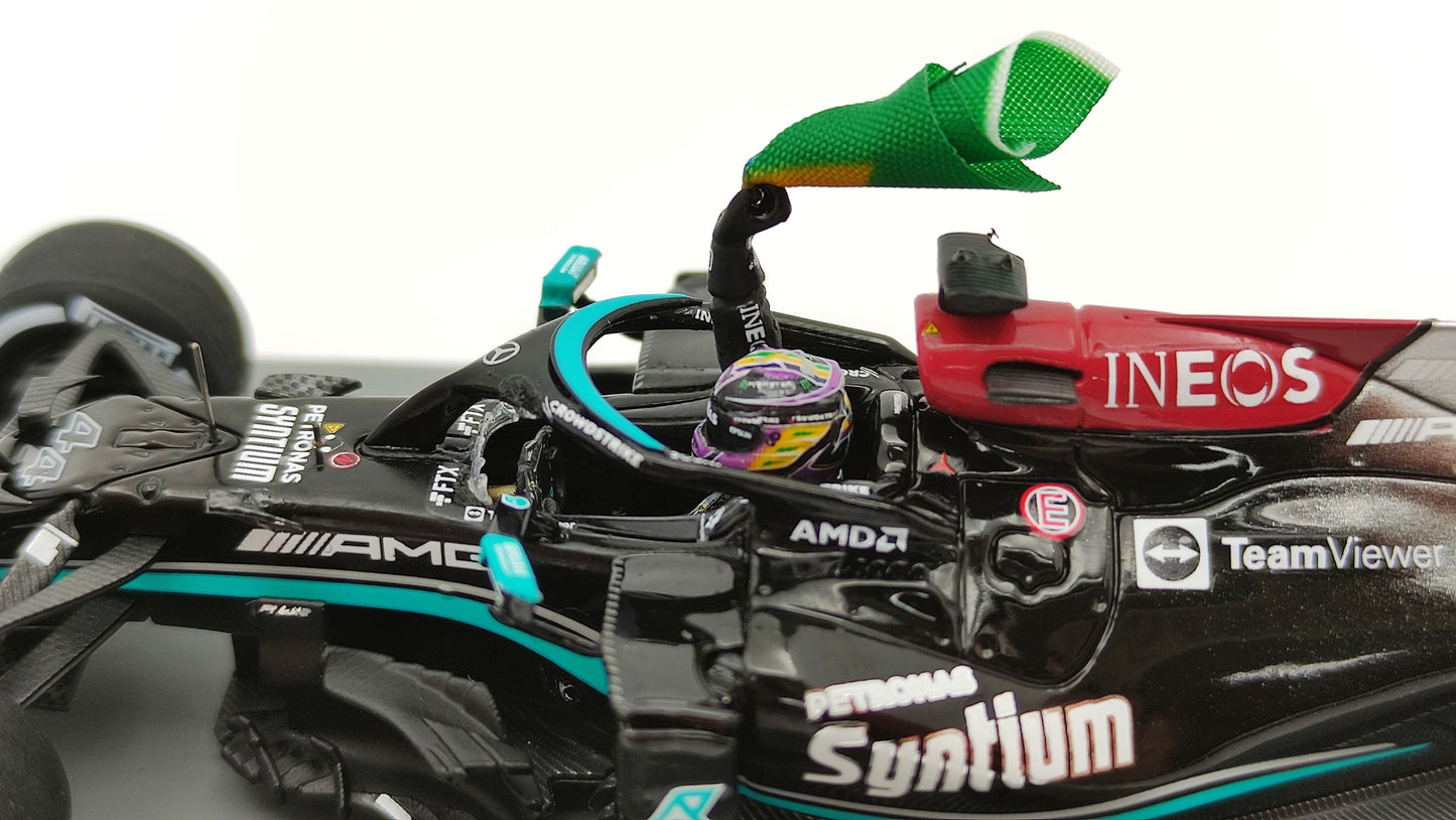 Spark AMG Mercedes W12 Lewis Hamilton 2021 Brazilian GP winner 1/43 S7710
