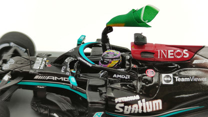 Spark AMG Mercedes W12 Lewis Hamilton 2021 Brazilian GP winner 1/43 S7710