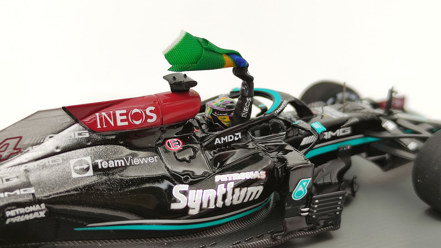 Spark AMG Mercedes W12 Lewis Hamilton 2021 Brazilian GP winner 1/43 S7710
