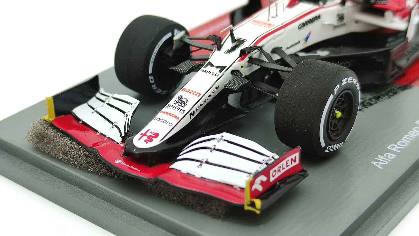 Spark Alfa Romeo C41 Kimi Raikkonen 2021 Abu Dhabi GP last race 1/43