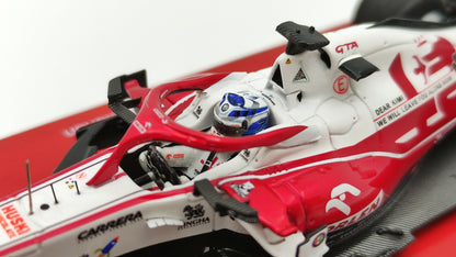 Spark Alfa Romeo C41 Kimi Raikkonen 2021 Abu Dhabi GP last race 1/43
