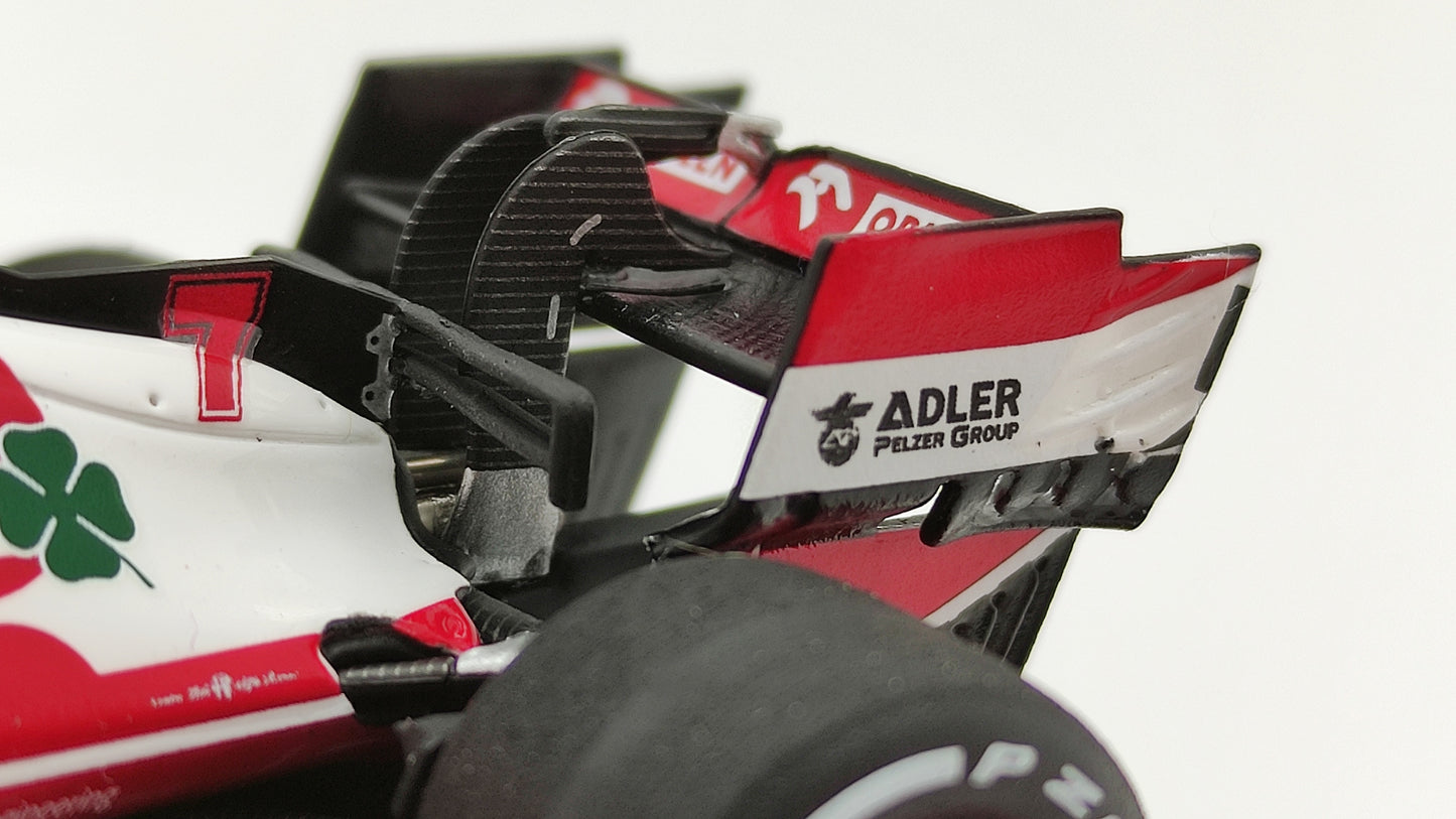 Spark Alfa Romeo C41 Kimi Raikkonen 2021 Abu Dhabi GP last race 1/43