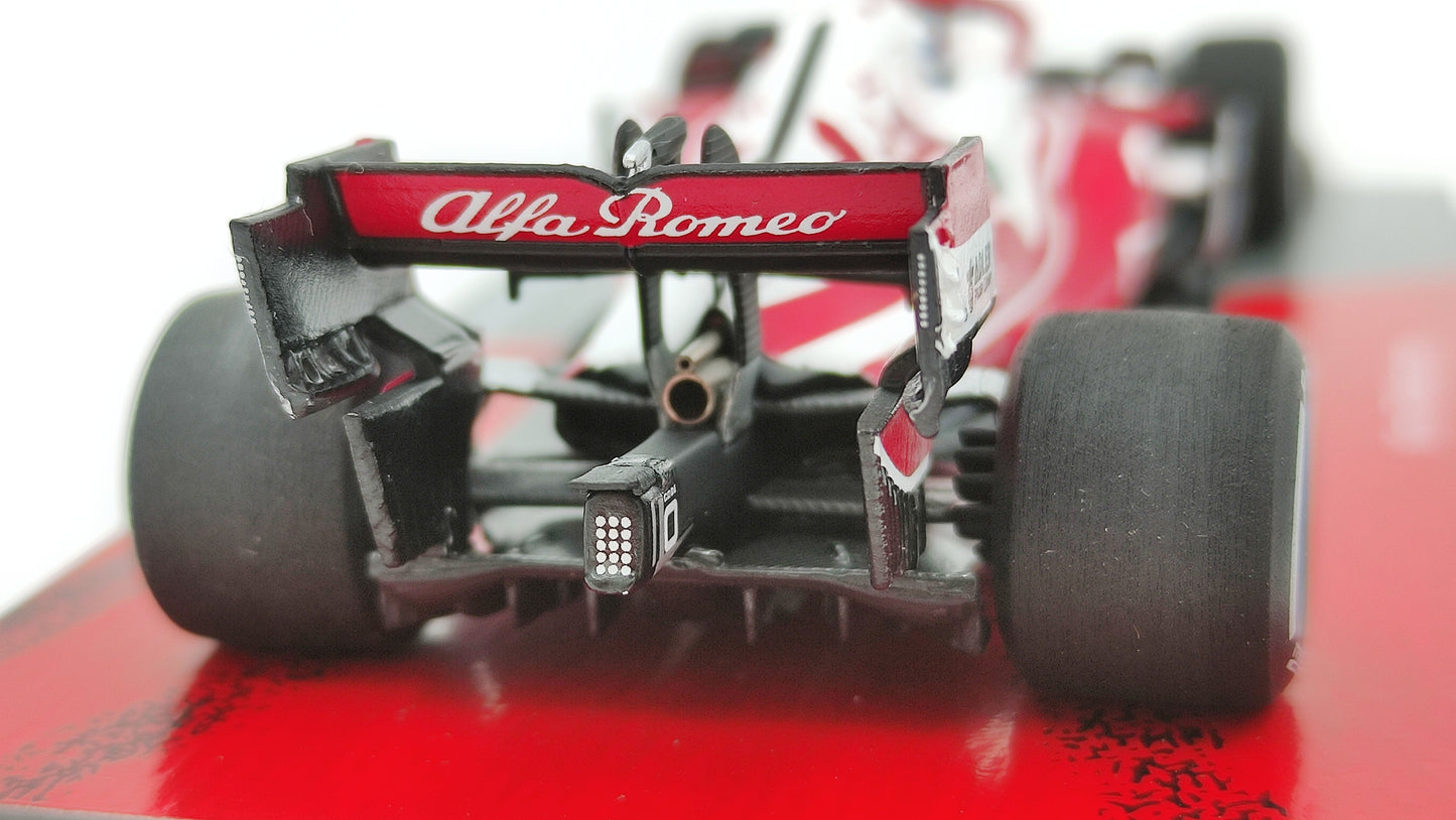 Spark Alfa Romeo C41 Kimi Raikkonen 2021 Abu Dhabi GP last race 1/43