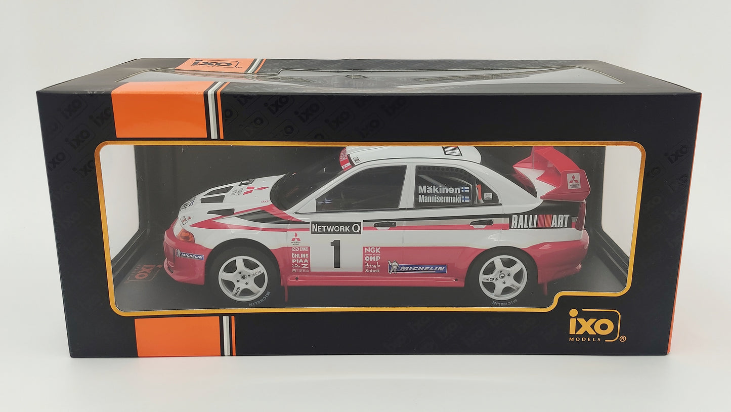 Ixo Mitsubishi Lancer WRC 1998 RAC Network Q Rally GB T.Makinen/R.Mannisenmaki 1/18 IXO18RMC093B.20