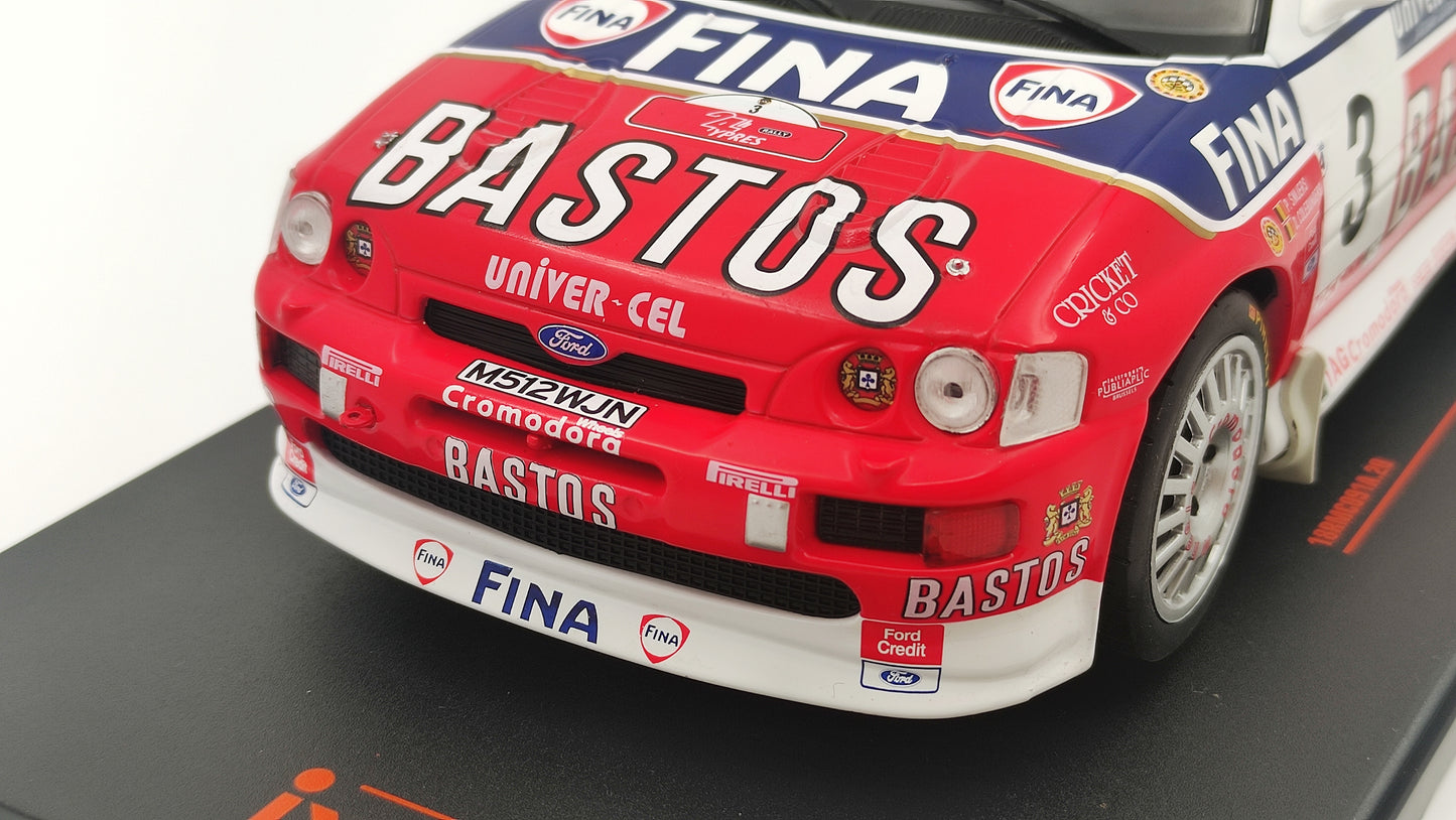 IXO Ford Escort RS Cosworth Nr.3 bastos 24hrs Ypres 1995 P.Snijers/D.Colebunders 1/18 IXO18RMC091A.20