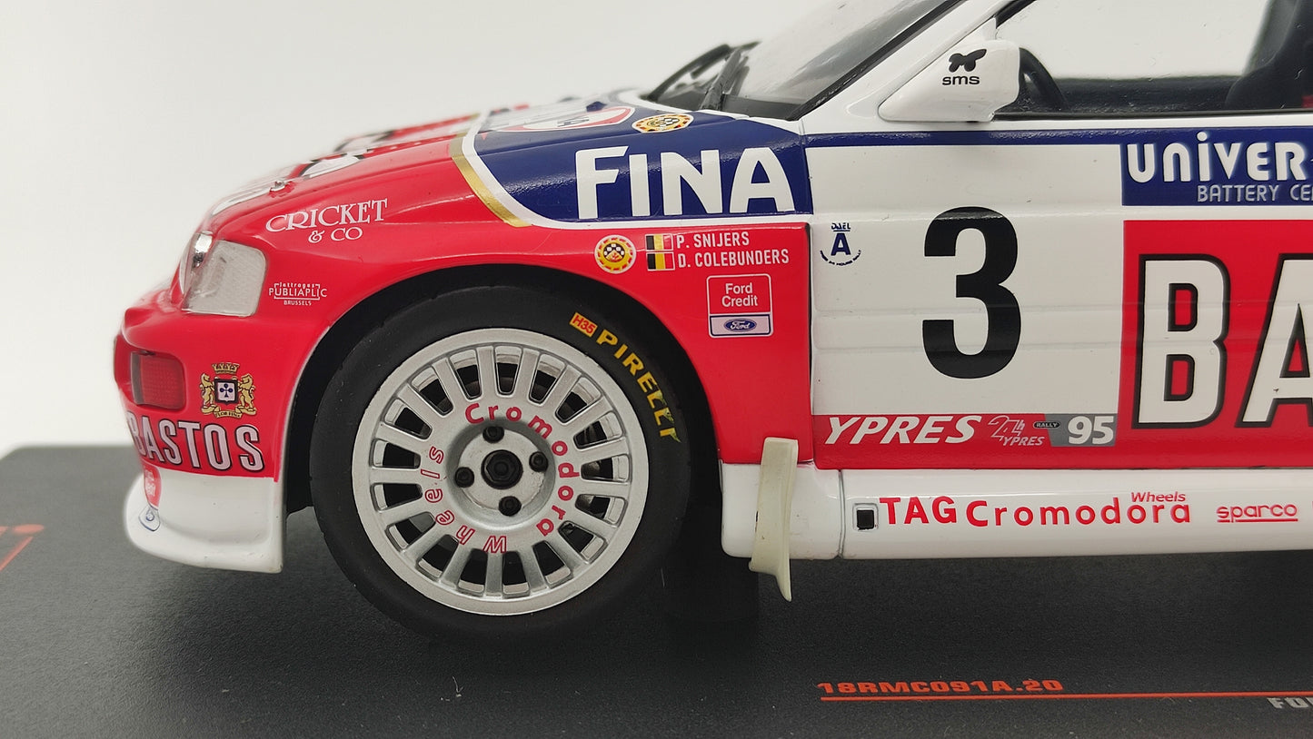 IXO Ford Escort RS Cosworth Nr.3 bastos 24hrs Ypres 1995 P.Snijers/D.Colebunders 1/18 IXO18RMC091A.20