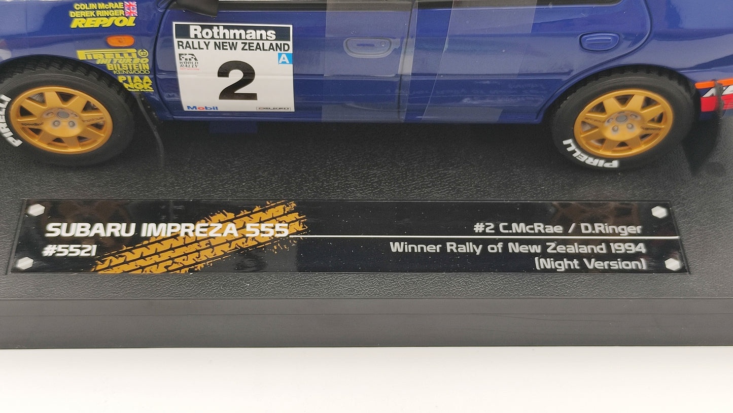 Sunstar Subaru Impreza 555 Nr.2 Rally New Zealand Winner 1994 C.McRae/D.Ringer 1/18 SUN5521250901