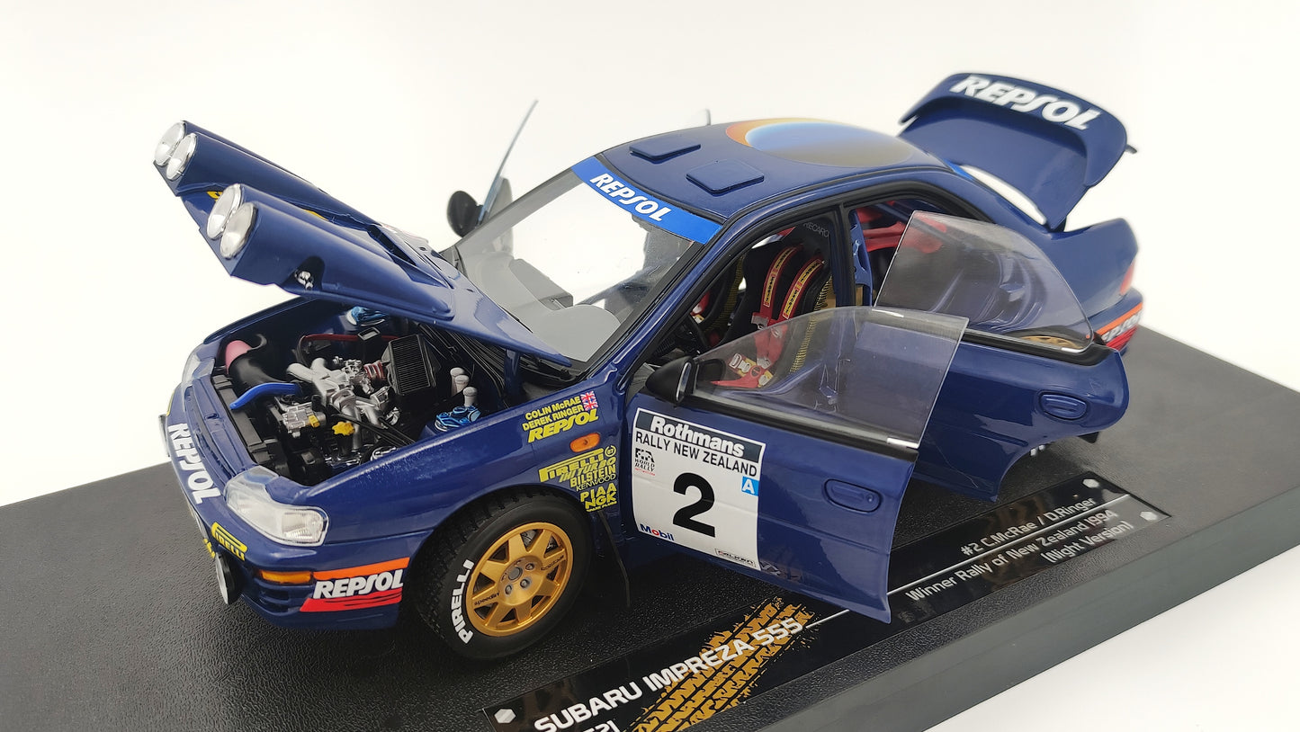 Sunstar Subaru Impreza 555 Nr.2 Rally New Zealand Winner 1994 C.McRae/D.Ringer 1/18 SUN5521250901
