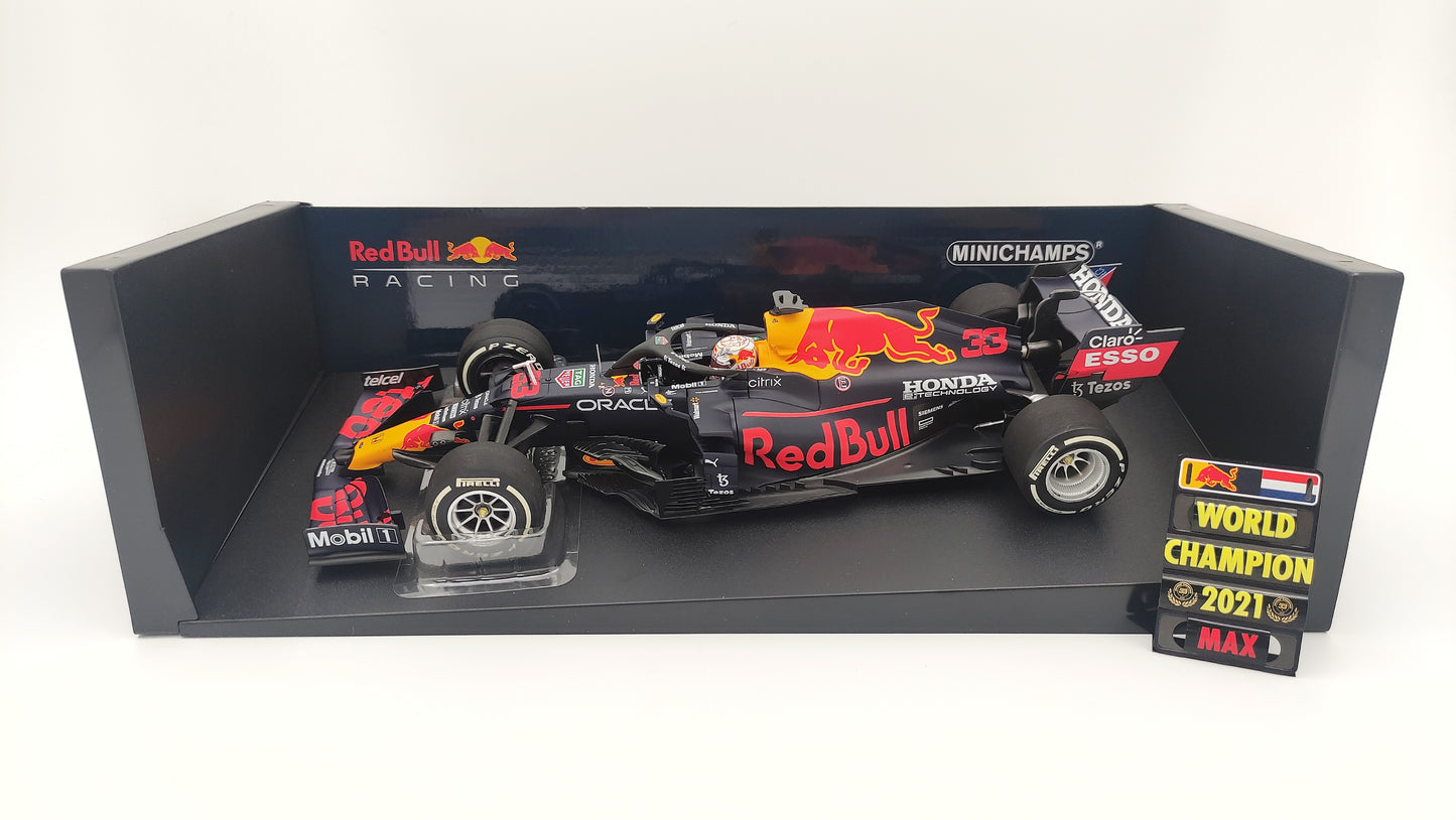 Minichamps Red Bull Honda RB16b Abu Dhabi GP Winner Max Verstappen 1/18  1102017733