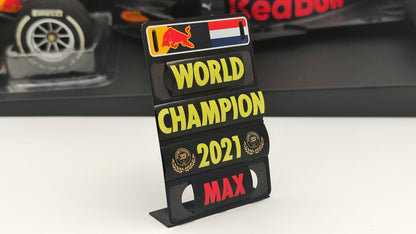 Minichamps Red Bull Honda RB16b Abu Dhabi GP Winner Max Verstappen 1/18 1102017733