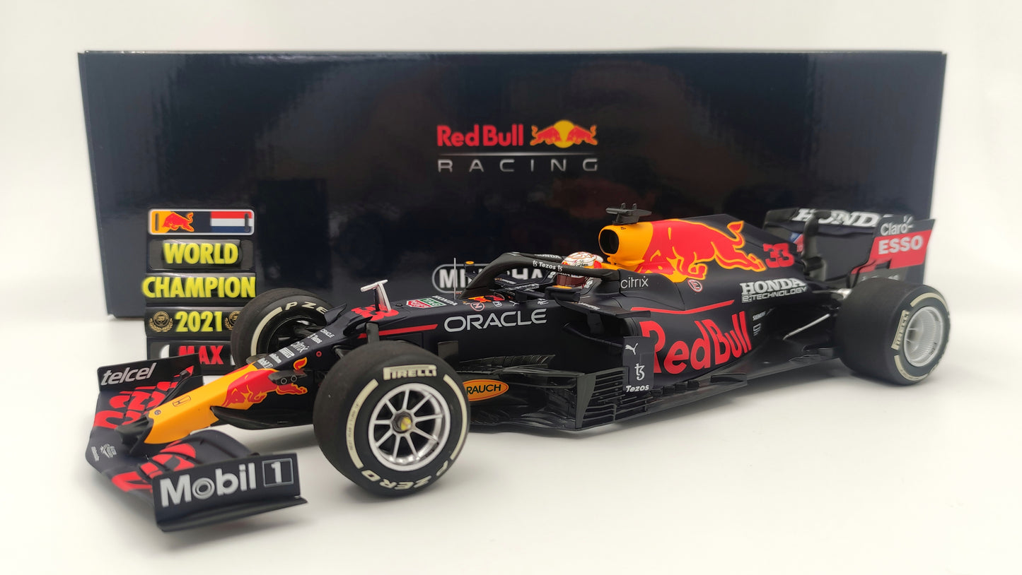 Minichamps Red Bull Honda RB16b Abu Dhabi GP Winner Max Verstappen 1/18 1102017733