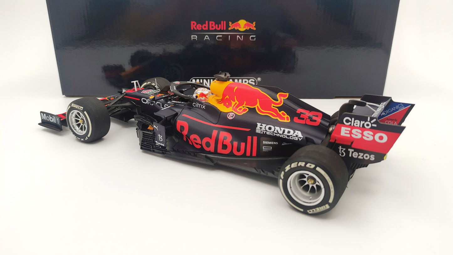 Minichamps Red Bull Honda RB16b Abu Dhabi GP Winner Max Verstappen 1/18 1102017733