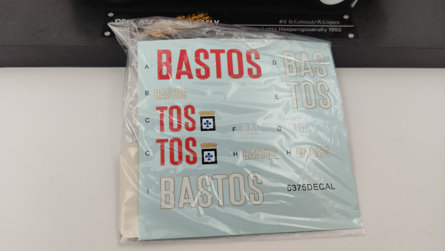 SunStar Opel Ascona B400 Bastos dealer team Colsoul/Lopes winner Lotto Haspengouwrally 1982 1/18 SUN5375