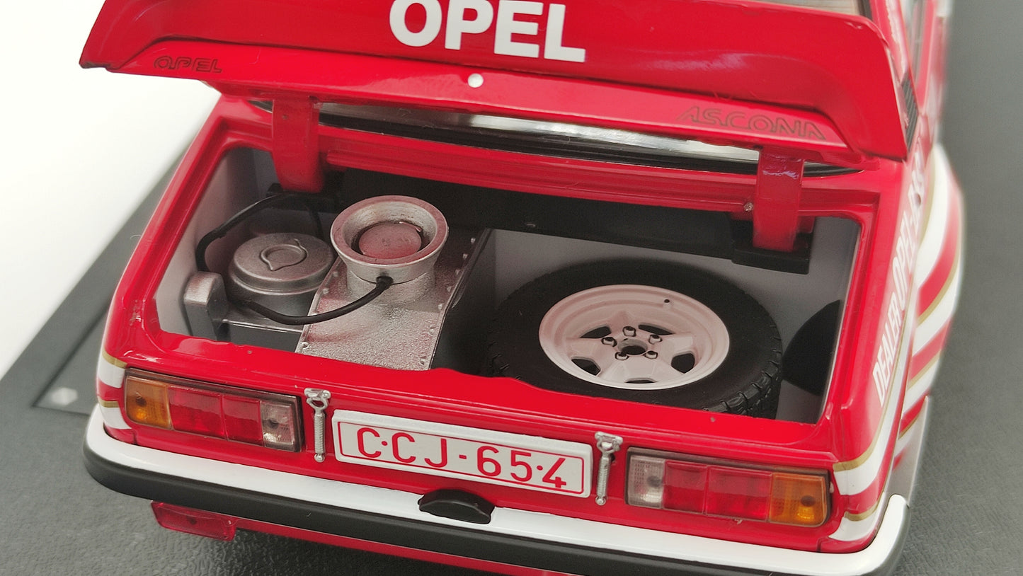 SunStar Opel Ascona B400 Bastos dealer team Colsoul/Lopes winner Lotto Haspengouwrally 1982 1/18 SUN5375