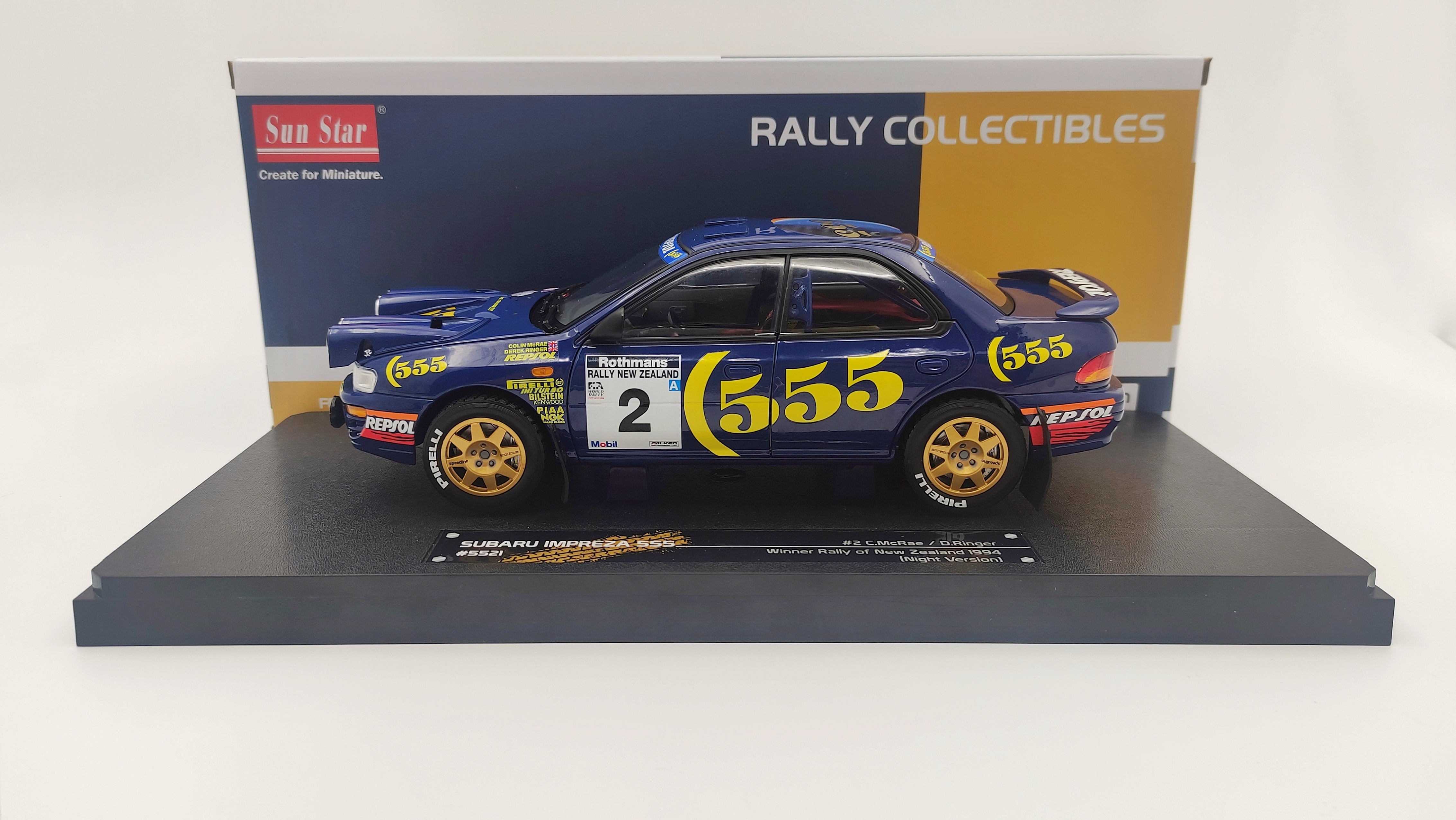 Sunstar Subaru Impreza 555 Nr.2 Rally New Zealand Winner 1994 C.McRae ...