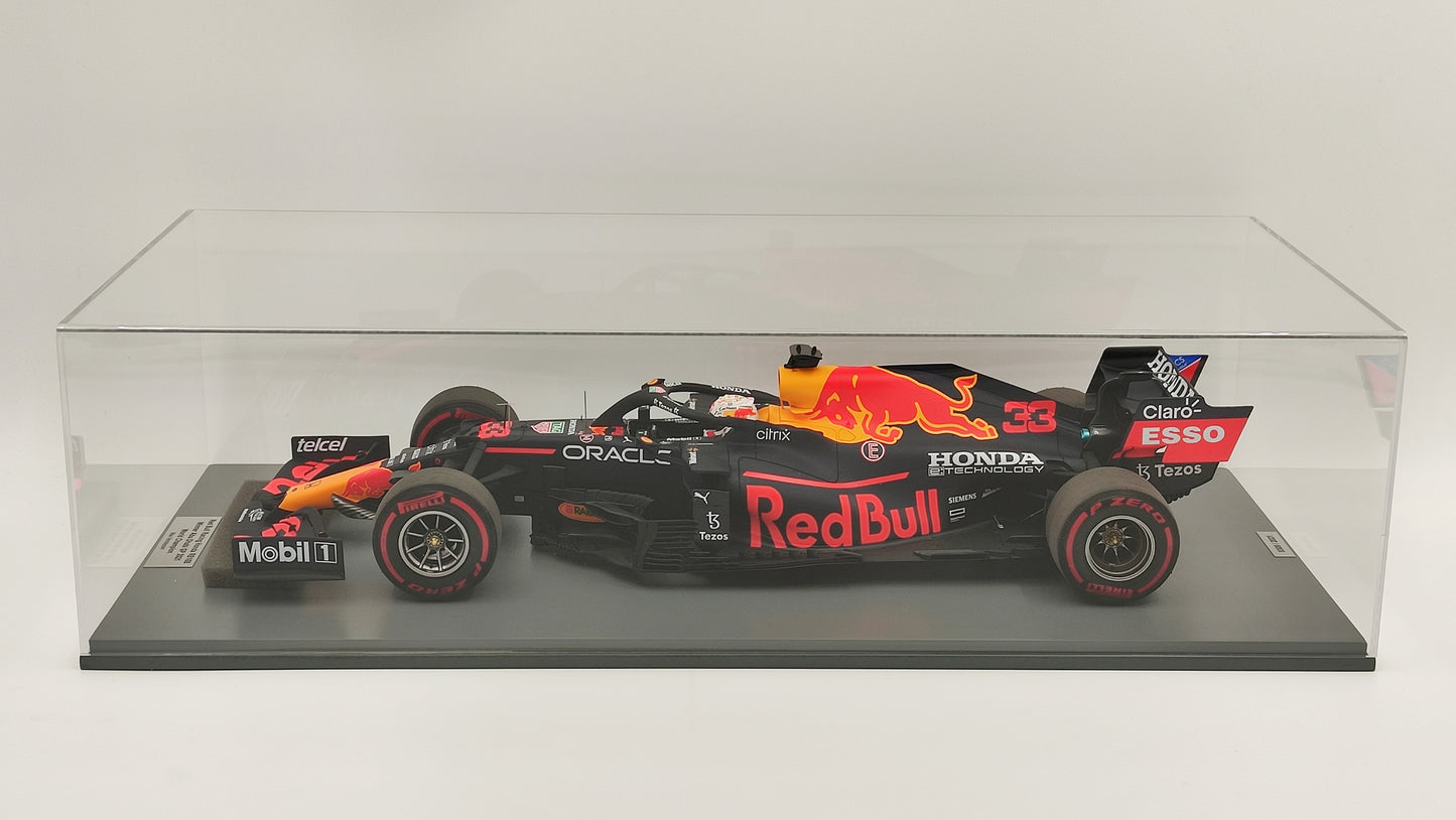 Spark Red Bull Honda RB16b Max Verstappen Winner Abu Dhabi GP 2021 1/12 F1 World Champion 12S032