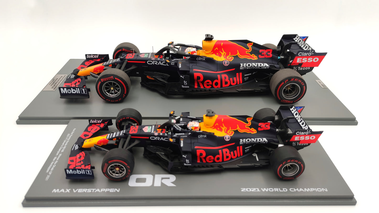 Spark Red Bull Honda RB16b Max Verstappen Winner Abu Dhabi GP 2021 1/12 F1 World Champion 12S032