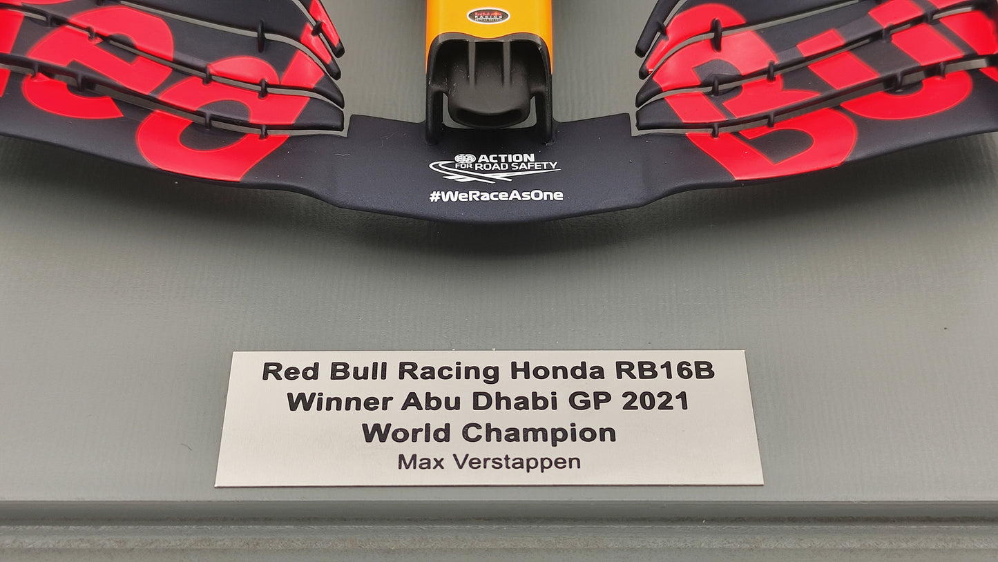 Spark Red Bull Honda RB16b Max Verstappen Winner Abu Dhabi GP 2021 1/12 F1 World Champion 12S032