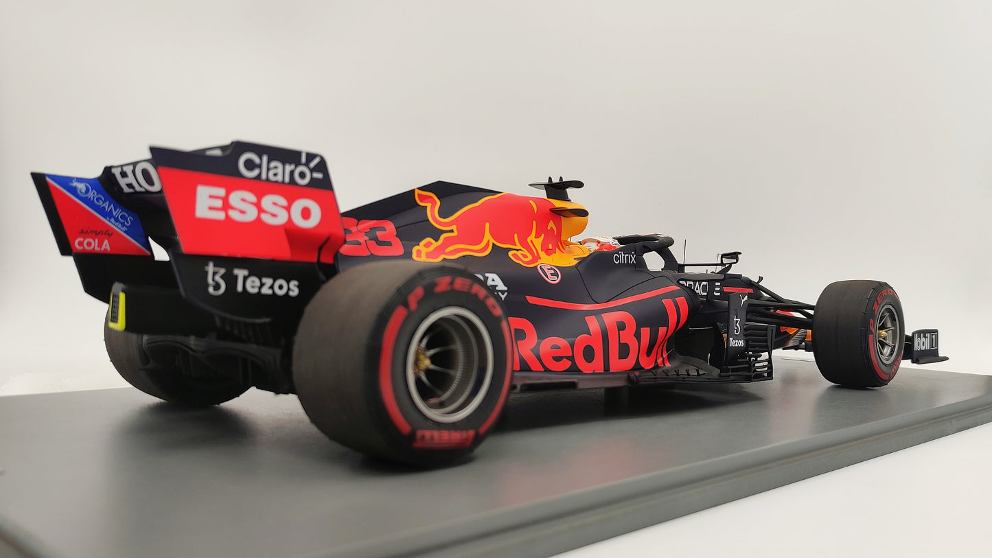 Spark Red Bull Honda RB16b Max Verstappen Winner Abu Dhabi GP 2021 1/12 F1 World Champion 12S032