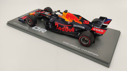 Spark Red Bull Honda RB16b Max Verstappen Winner Abu Dhabi GP 2021 1/18 F1 World Champion 18S609