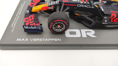 Spark Red Bull Honda RB16b Max Verstappen Winner Abu Dhabi GP 2021 1/18 F1 World Champion 18S609