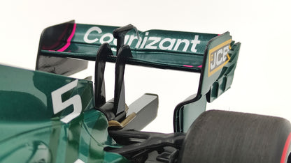 Minichamps Aston Martin AMR21 Sebastian Vettel 2nd Azerbaijan GP 1/18 117210705