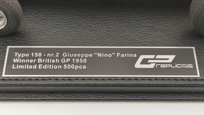 GP Replicas Alfa Romeo 158 Giuseppe Farina Winner British GP 1950 1/18 F1 World Champion GP021A