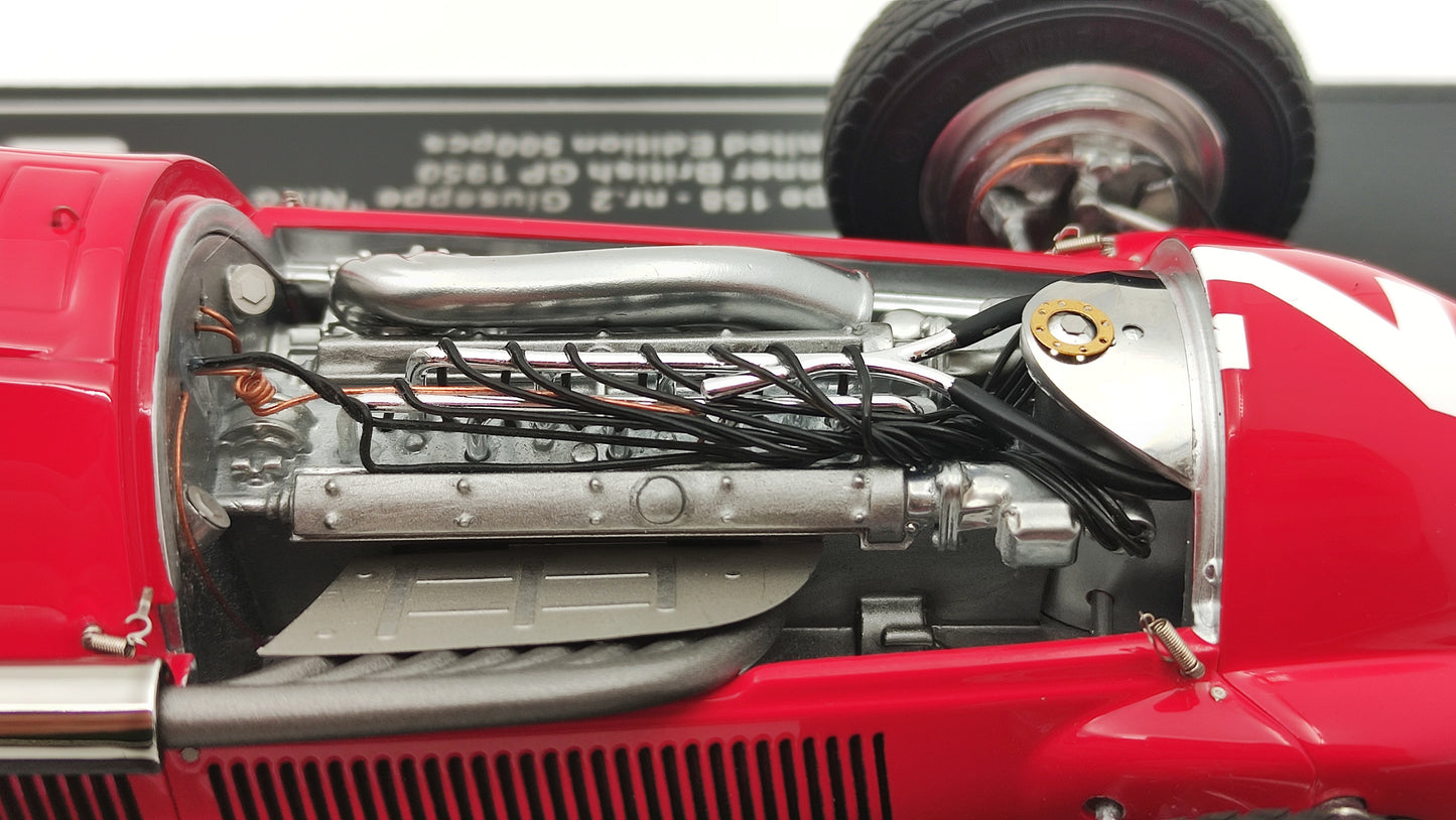 GP Replicas Alfa Romeo 158 Giuseppe Farina Winner British GP 1950 1/18 F1 World Champion GP021A