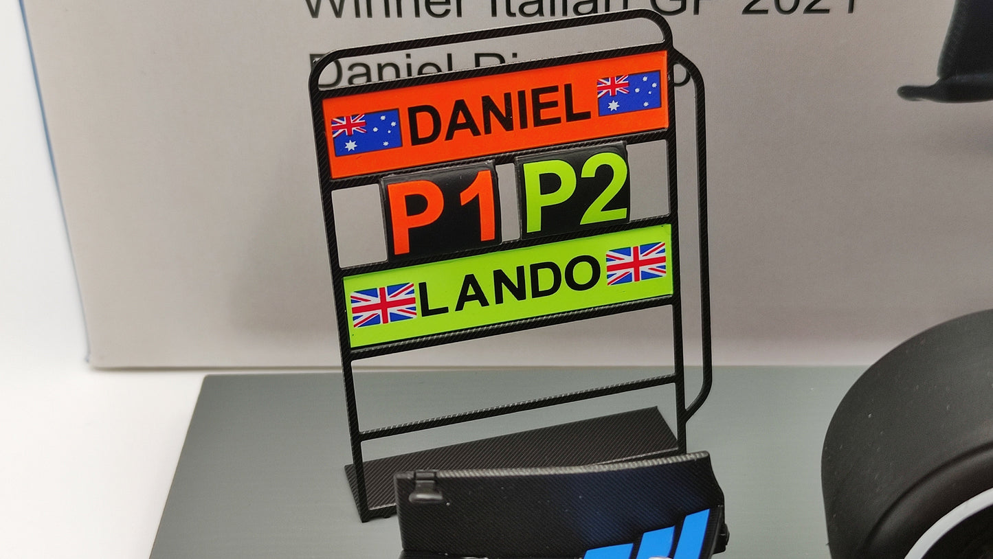 Spark Mclaren MCL35m VELO Daniel Ricciardo Italian GP Winner 2021 1/18 18S602