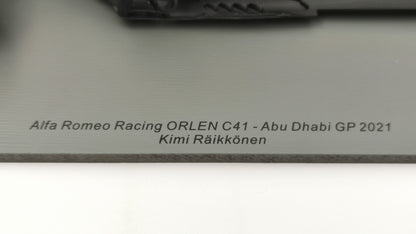 Spark Alfa Romeo C41 Kimi Raikkonen 2021 Abu Dhabi GP last race 1/18 18S607