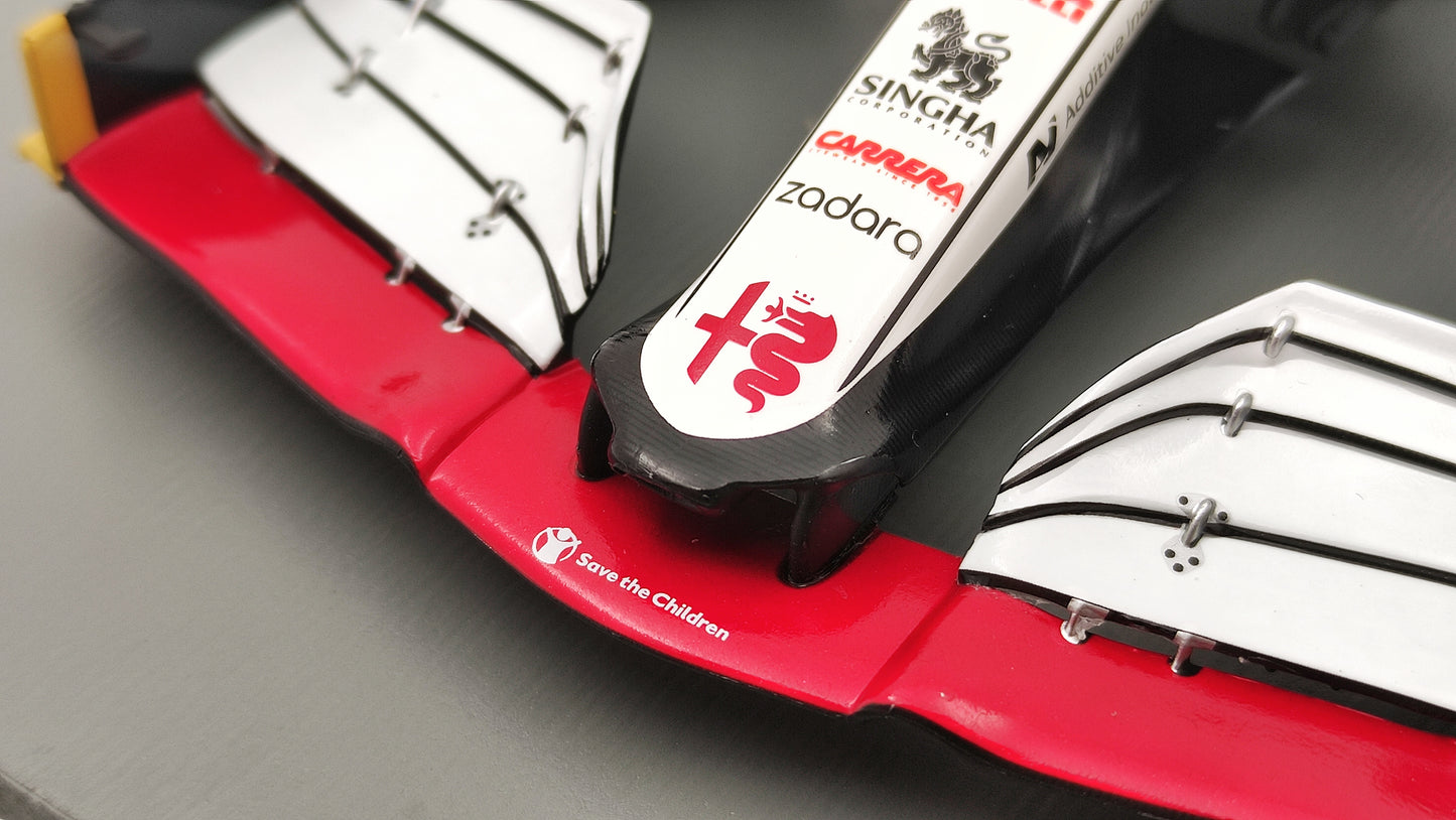 Spark Alfa Romeo C41 Kimi Raikkonen 2021 Abu Dhabi GP last race 1/18 18S607