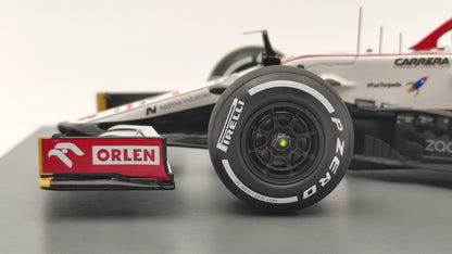 Spark Alfa Romeo C41 Kimi Raikkonen 2021 Abu Dhabi GP last race 1/18 18S607