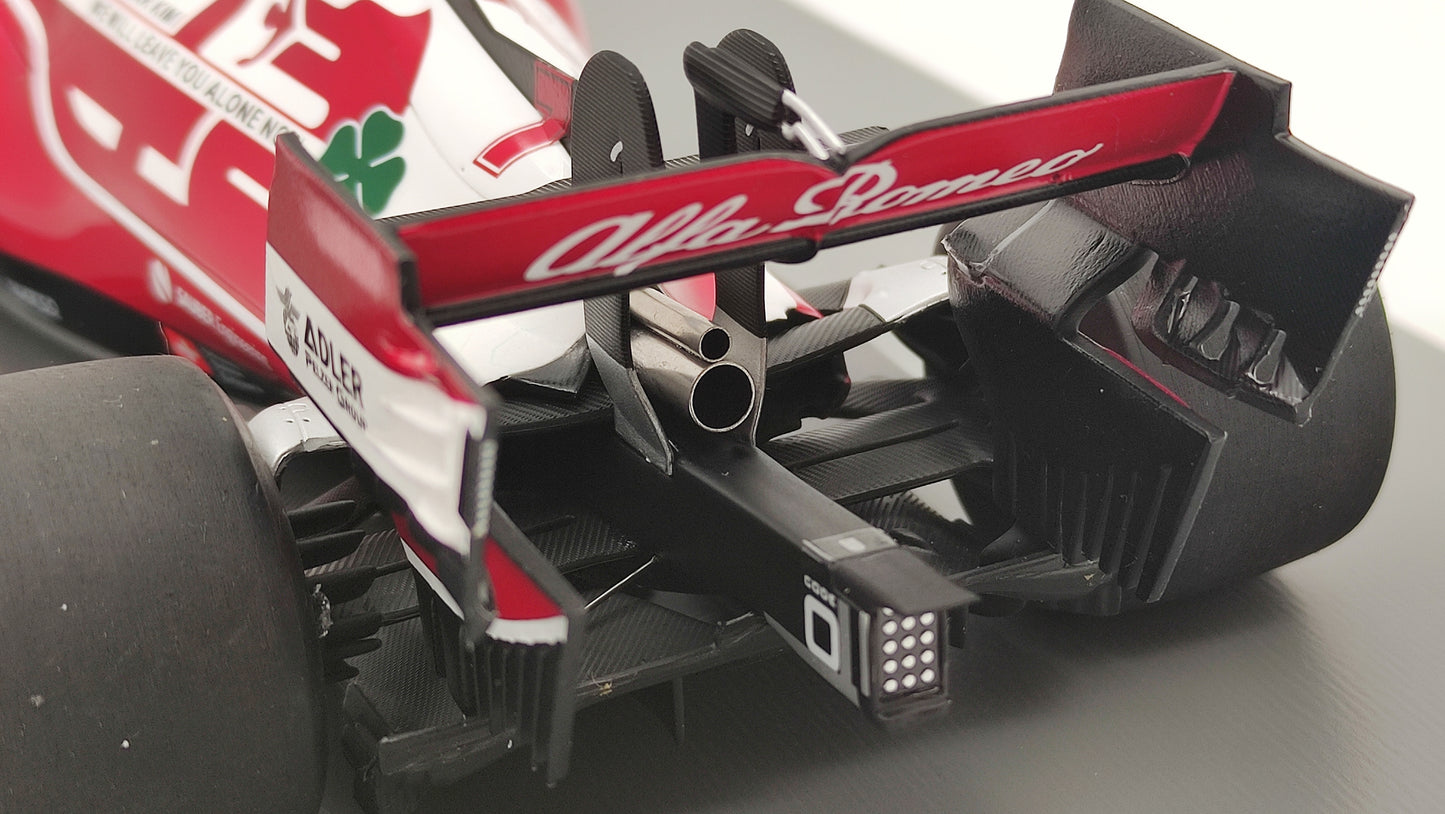 Spark Alfa Romeo C41 Kimi Raikkonen 2021 Abu Dhabi GP last race 1/18 18S607