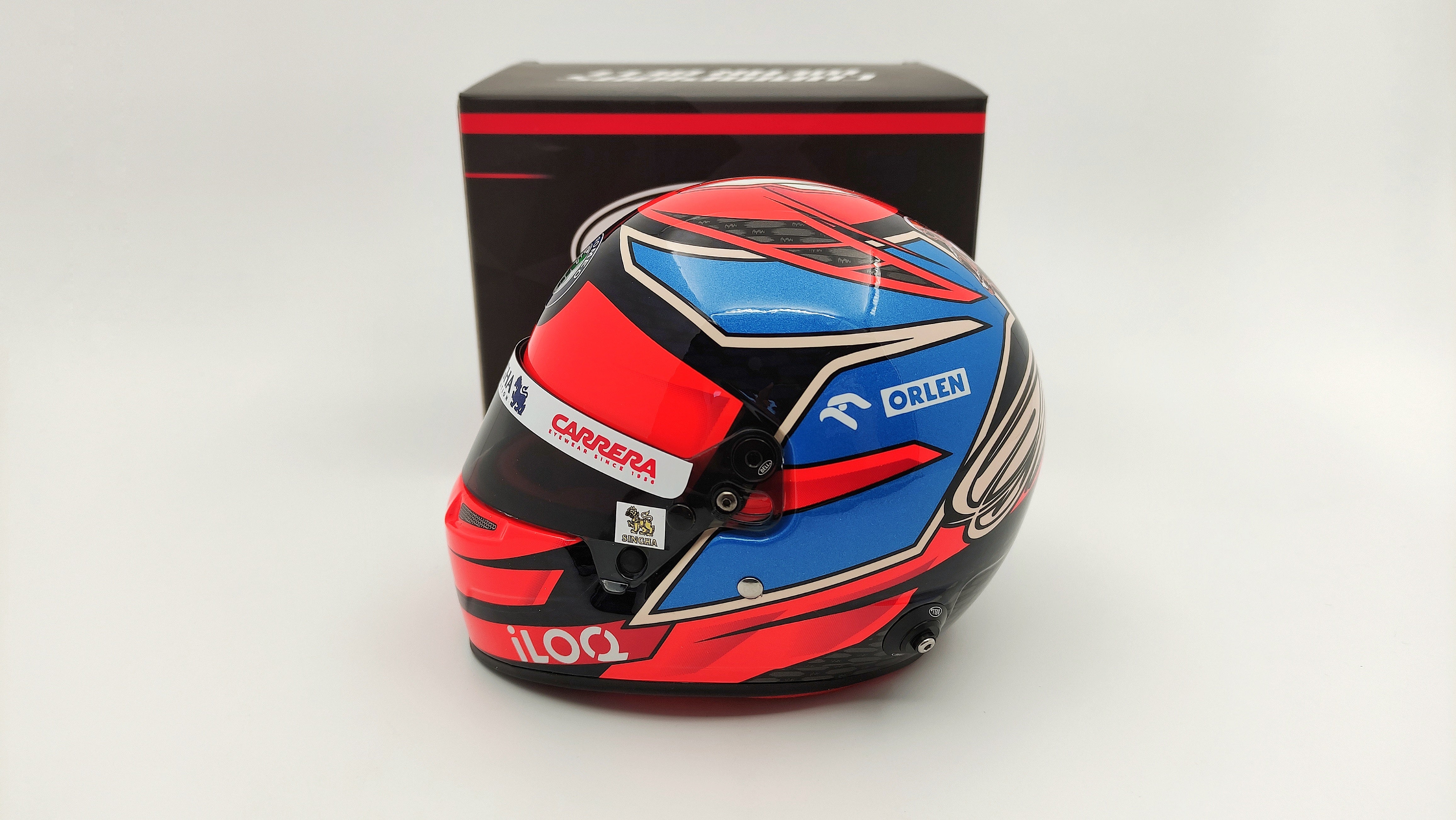 Casque Helmet Raikkonen Alfa GP F1 2021 Bell 1/2 Casque Helmet Raikkonen Alfa GP F1 2021 Bell 1/2