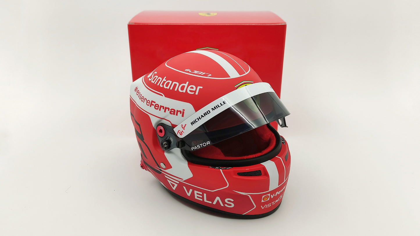 Bell Mini Helmet Charles Leclerc Scuderia Ferrari F1 1/2 2022